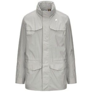 K-Way Beige Field Jacket With Adjustable Hood - NWT